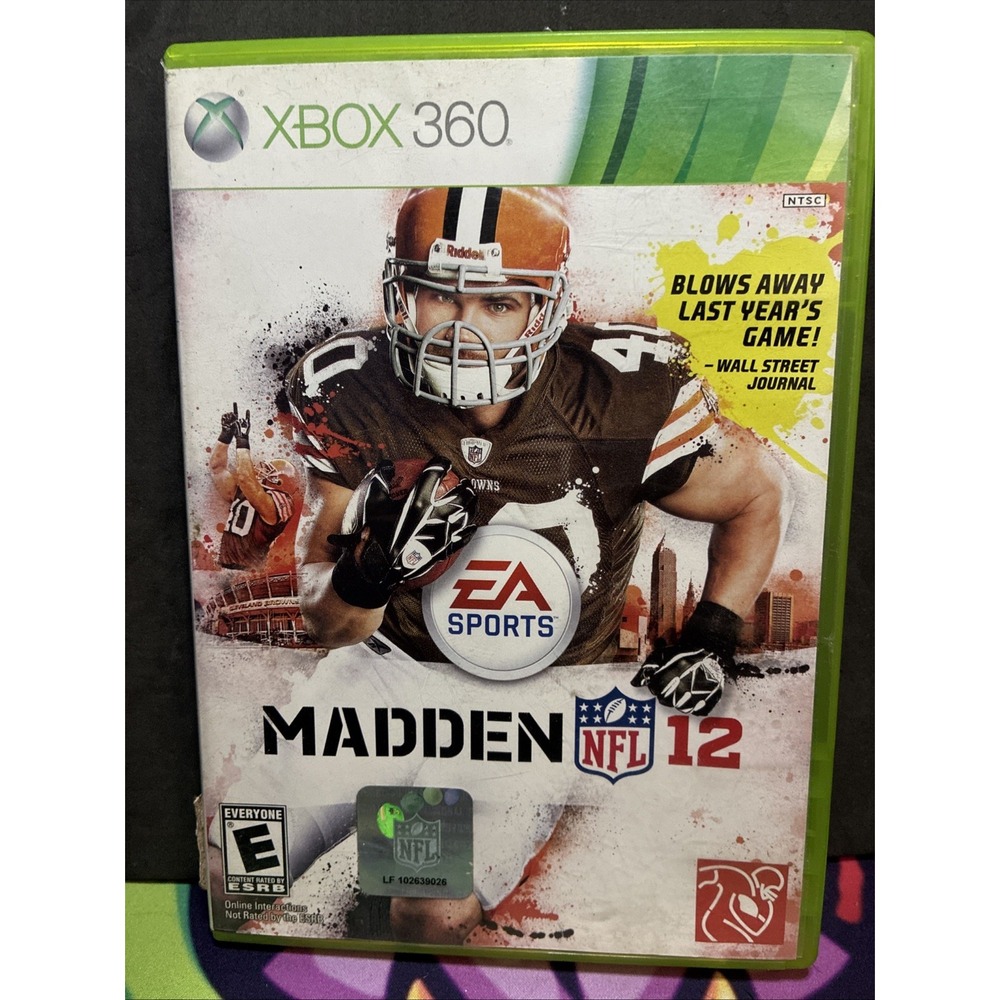 Madden NFL 12 (Xbox 360) Good Condition Pre Owned